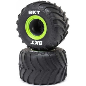 Losi Загубено колело с гума MT, badlock зелен(2): Mini LMT