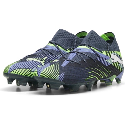 Дамски футболни бутонки Puma Future 7 Ultimate Womens Firm Ground Football Boots - Grey/White/Grn