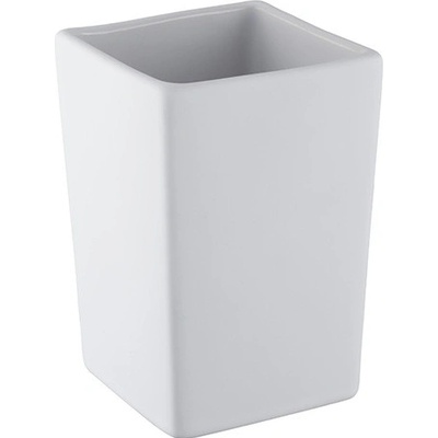 Bisk PURE pohárik na kefky biela 06576