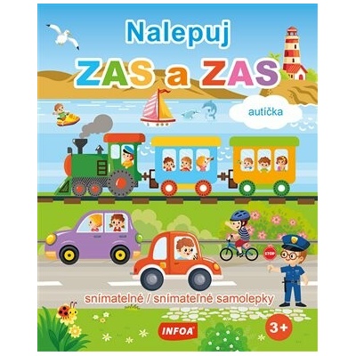 Nalepuj ZAS a ZAS - Autíčka - snímatelné