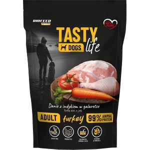Tasty Dog Life Tasty Dogs Life Пуйка в желе 500 г 4+1 БЕЗПЛАТНО! !