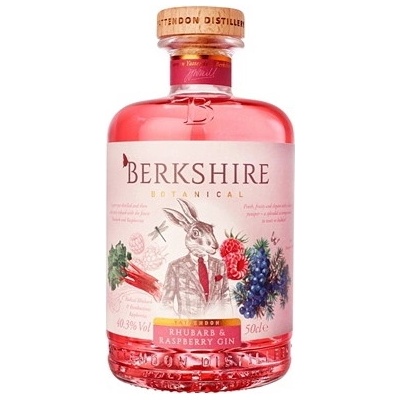 Berkshire Botanical Rhubarb & Raspberry Gin 40,3% 0,5 l (čistá fľaša)