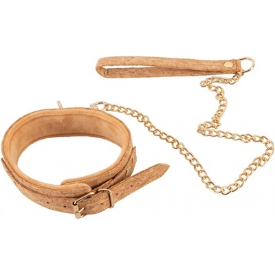 Fetish Submissive Origin Collar With Leash