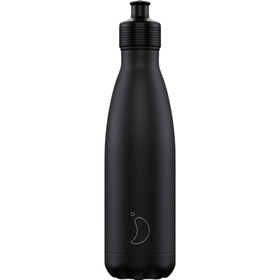Chilly's Bottles Termofľaša čierna športová edícia Original 500 ml