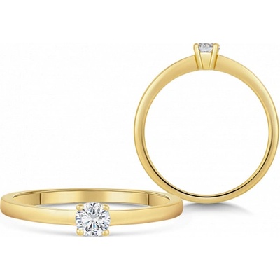 Sofia Diamonds zlatý zásnubní prsten s diamantem BDRB00064YG