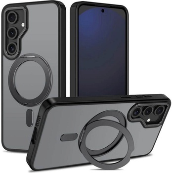 Tech-Protect Magsafe Калъф за Samsung S24 FE, TP Magring Case, Черен (5906302371624)