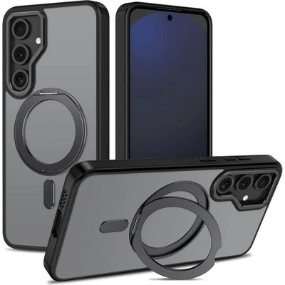 Tech-Protect Magsafe Калъф за Samsung S24 FE, Tech-Protect Magring Case, Черен (5906302371624)