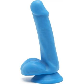 ToyJoy Get Real Happy Dicks Dildo 6 Inch with Balls Blue