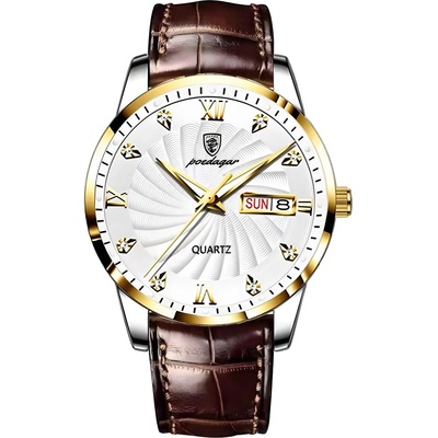 Poedagar Часовник poedagar ki-35021 - Кафяв kp35021 (ki-35021)