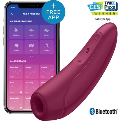 Satisfyer Dudlu Curvy 1+ Air Pulse Stimulator + Vibration