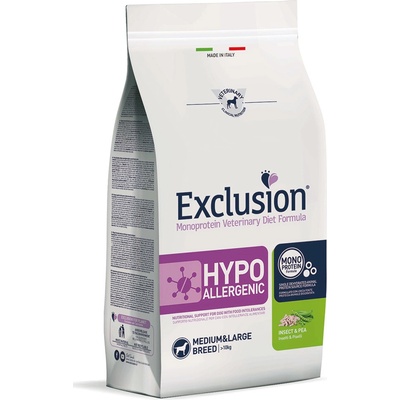 Exclusion Diet Hypoallergenic Medium & Large s hmyzem a hráškem 12 kg