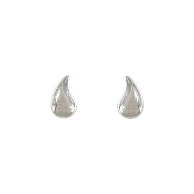 INFINITYSILVER Strieborné náušnice malé kvapôčky zahnuté SE241495