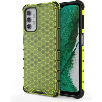 HQWear Калъф за телефон Honeycomb Armor с TPU рамка за Samsung Galaxy A32 5G, зелен (KXG0014356)