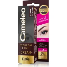 Delia Cosmetics Cameleo profesionálna krémová farba na obočie bez amoniaku Dark Brown 15 ml