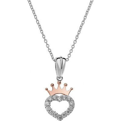Disney Pôvabný strieborný náhrdelník princess N902753UZWL-18