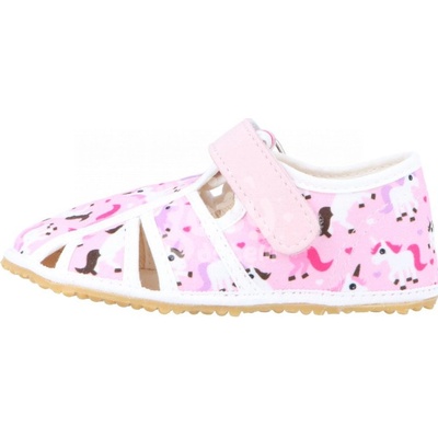 Jonap Barefoot bačkůrky HOME New růžová jednorožec – Hledejceny.cz