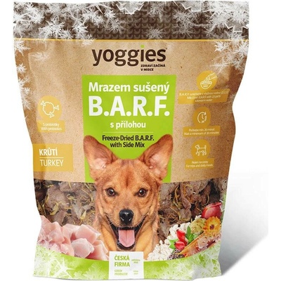 Yoggies Mrazem sušený B.A.R.F. s přílohou Krůtí 370 g
