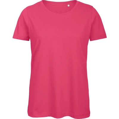 B&C Tričko Inspire T Medium Fit z bio bavlny krátký rukáv dámské COT 01TW4331000 Fuchsia