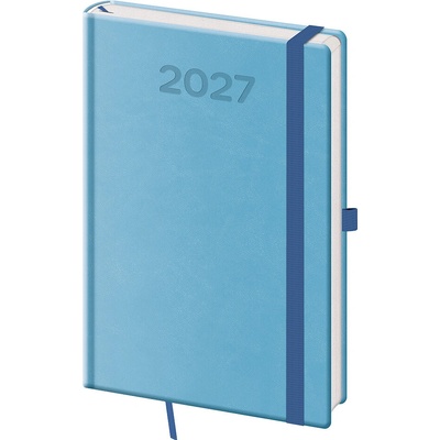 Print Pop A5 týždenný 2027 svetlo modrá
