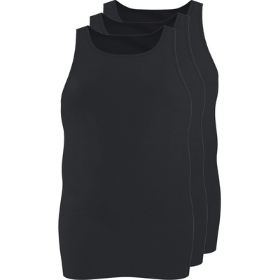 Esmara Men vroubkovaný nátělník černá