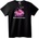 NOONEBRAND Тениска Смели Магарета - 4XL, Black