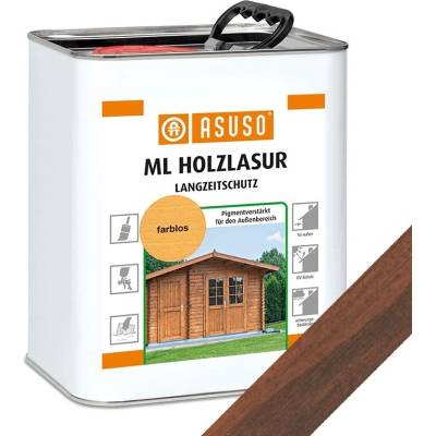 Lazura rozpouštědlová olejová pigmentová ASUSO ML Holzlasur palisandr 3 l