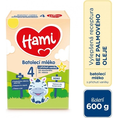 Hami 3 s příchutí vanilky 600 g
