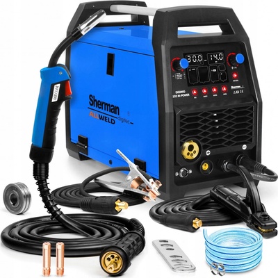 SHERMAN DIGIMIG MIG 202 M-Power TIG MMA 3v1 Al SET