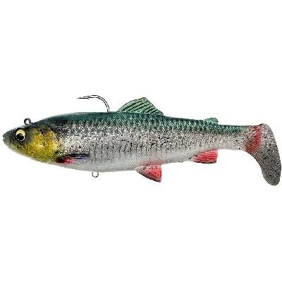 Savage Gear 4D Rattle Shad Trout Sinking Green Silver 17cm 80g