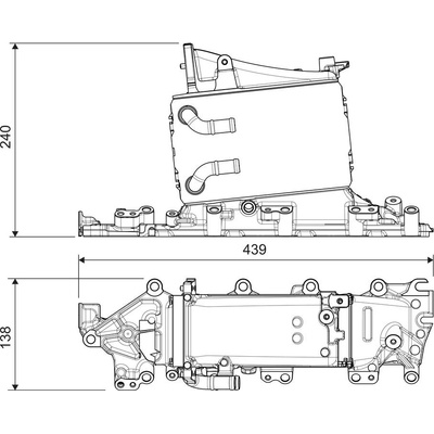 Chladič turba VALEO 822935 | Zboží Auto