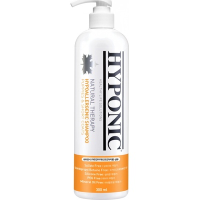 Hyponic Hypoallergenic Šampon pro štěňata a krátkou srst 300 ml
