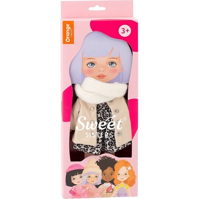 Orange Toys Комплект дрехи за кукла Orange Toys Sweet Sisters - Бежово кожено яке (S12)