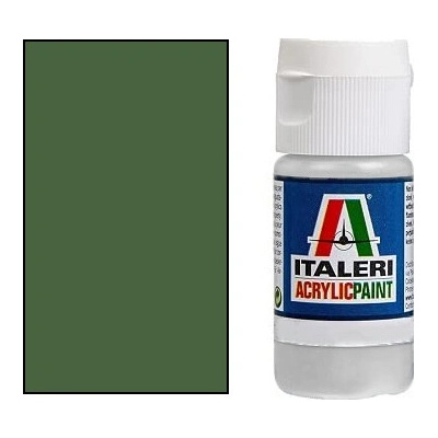 Italeri Farba Acrylic Flat Medium Green II 20ml