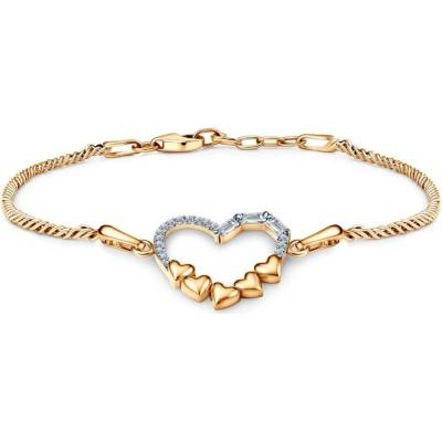 Savicki náramek srdce žluté zlato B-B-B0298-00441-585-Z