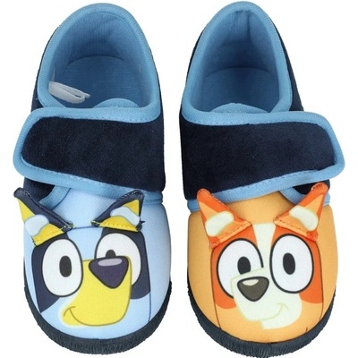 Bluey papuče do škôlky na suchý zips detská obuv široké chodidlá R25