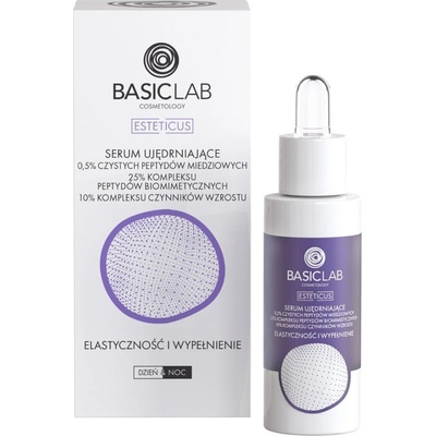 BasicLab Esteticus spevňujúce sérum 0,5% čistých medených peptidov 30 ml
