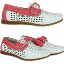 Baleríny prelamované krásne dievčenské tričká na suchý zips 6569