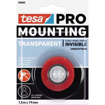 Tesa Pro 66965 Páska montažní 1,5 m x 19 mm priehladná