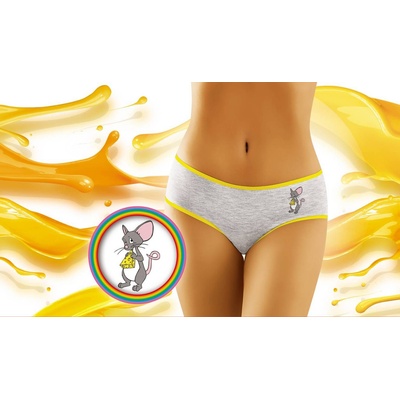 Wol-Bar Бикини Figi-Myszor-2506-MelanV-14161-Melanż - Черен, размер S