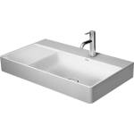 Duravit DuraSquare - Мебелен умивалник 80х47 см, с 1 отвор за смесител вдясно, DuraCeram, алпийско бяло 2349800071 (2349800071)