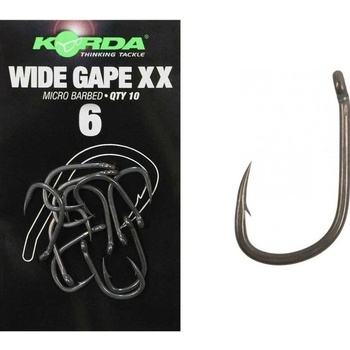 KORDA Wide Gape XX vel.2 10 ks