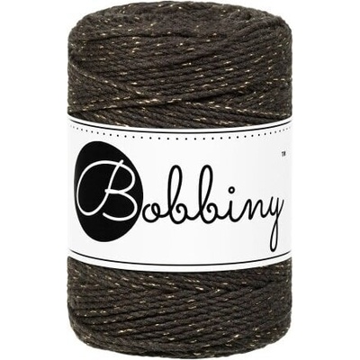 Bobbiny 3PLY Macramé Rope 1, 5 mm 100 m Golden Espresso юта (TD-E062)