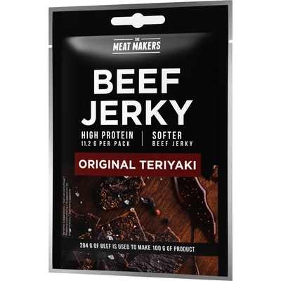 The Meat Makers Beef Jerky Original Teriyaki 25g