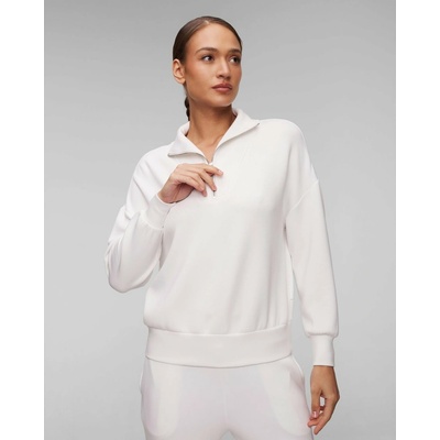 Varley Hawley Half Zip Sweat biela