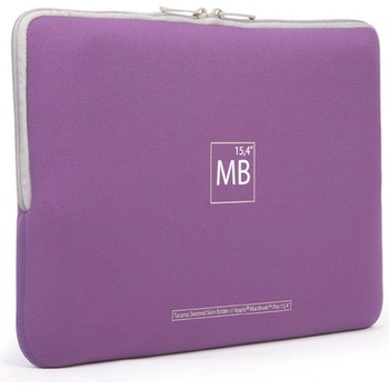 Tucano Неопренов калъф за MacBook Pro 16, Pro 15 и преносими компютри до 16 инча - Tucano Second Skin Folder (лилав)