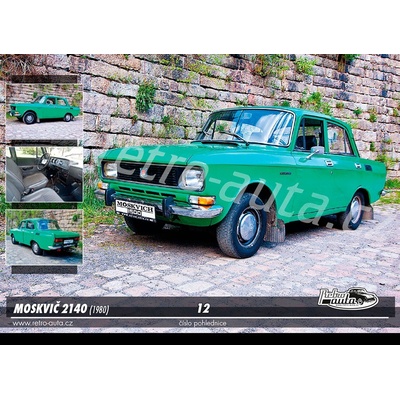 Pohlednice č. 12 - MOSKVIČ 2140 (1980)