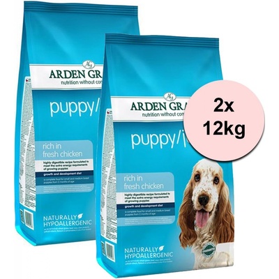 Arden Grange Puppy & Junior Chicken 2 x 12 kg