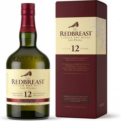Redbreast 12y 40% 0,7 l (holá láhev)