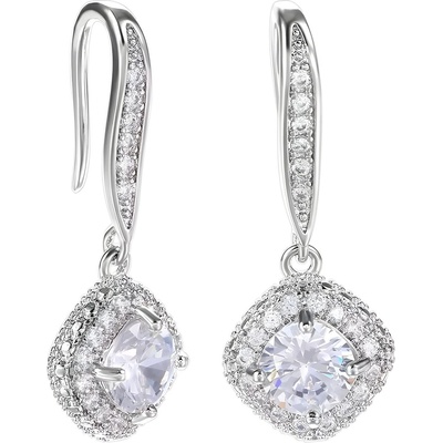 HARAHU Обеци pa-32649 - Сребърен / Кристалов kp32649 (pa-32649)