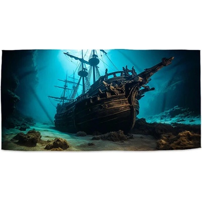 Sablio Uterák Vrak drevenej lode na dne mora 30 x 50 cm